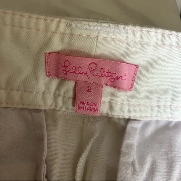 Lilly Pulitzer Mid-Rise Bermuda Short in Resort White size 2 - Picture 5 of 5